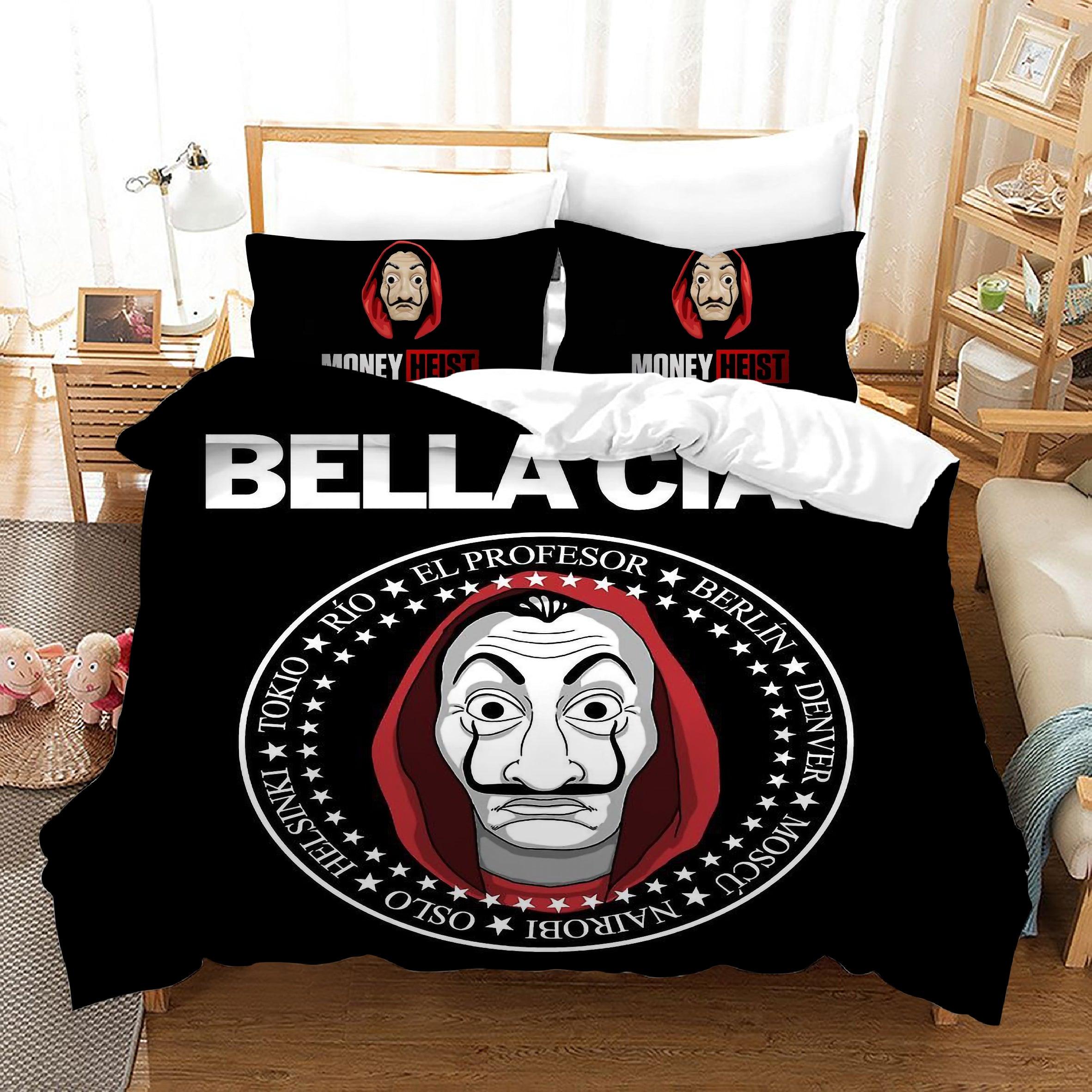 La casa de papel #21 Duvet Cover Quilt Cover Pillowcase Bedding Set Home Bedroom Decor