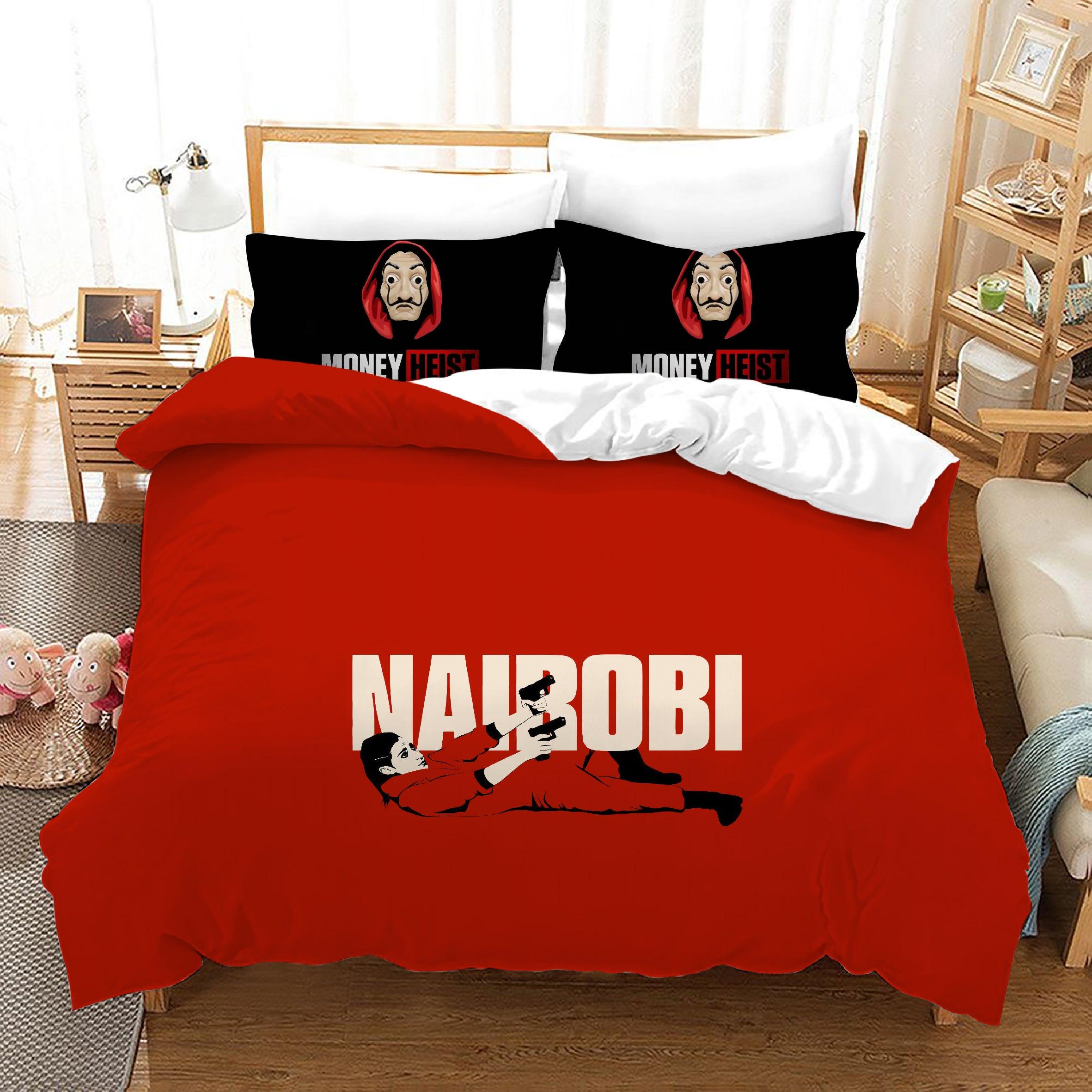 La casa de papel #23 Duvet Cover Quilt Cover Pillowcase Bedding Set Home Bedroom Decor