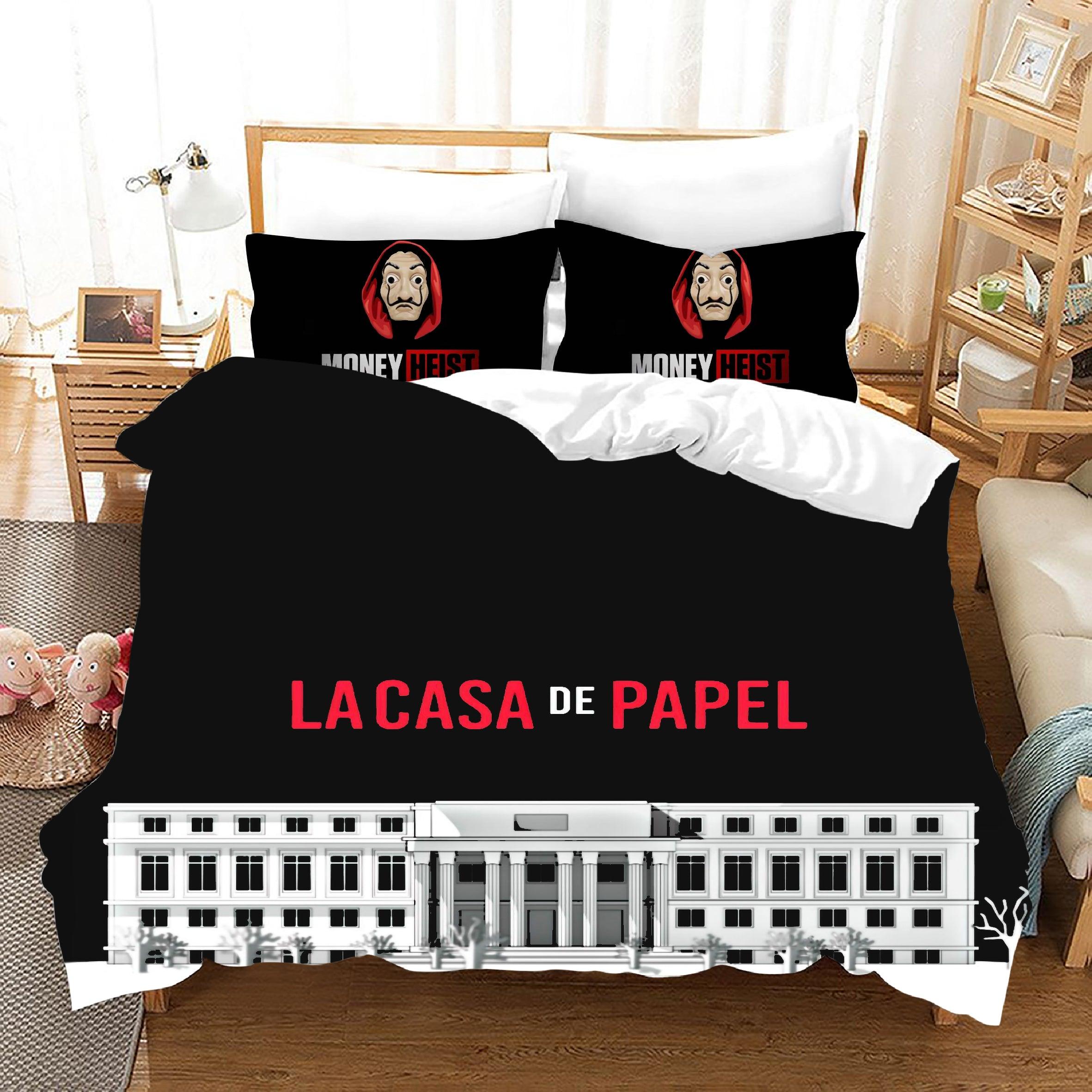 La casa de papel #26 Duvet Cover Quilt Cover Pillowcase Bedding Set Home Bedroom Decor