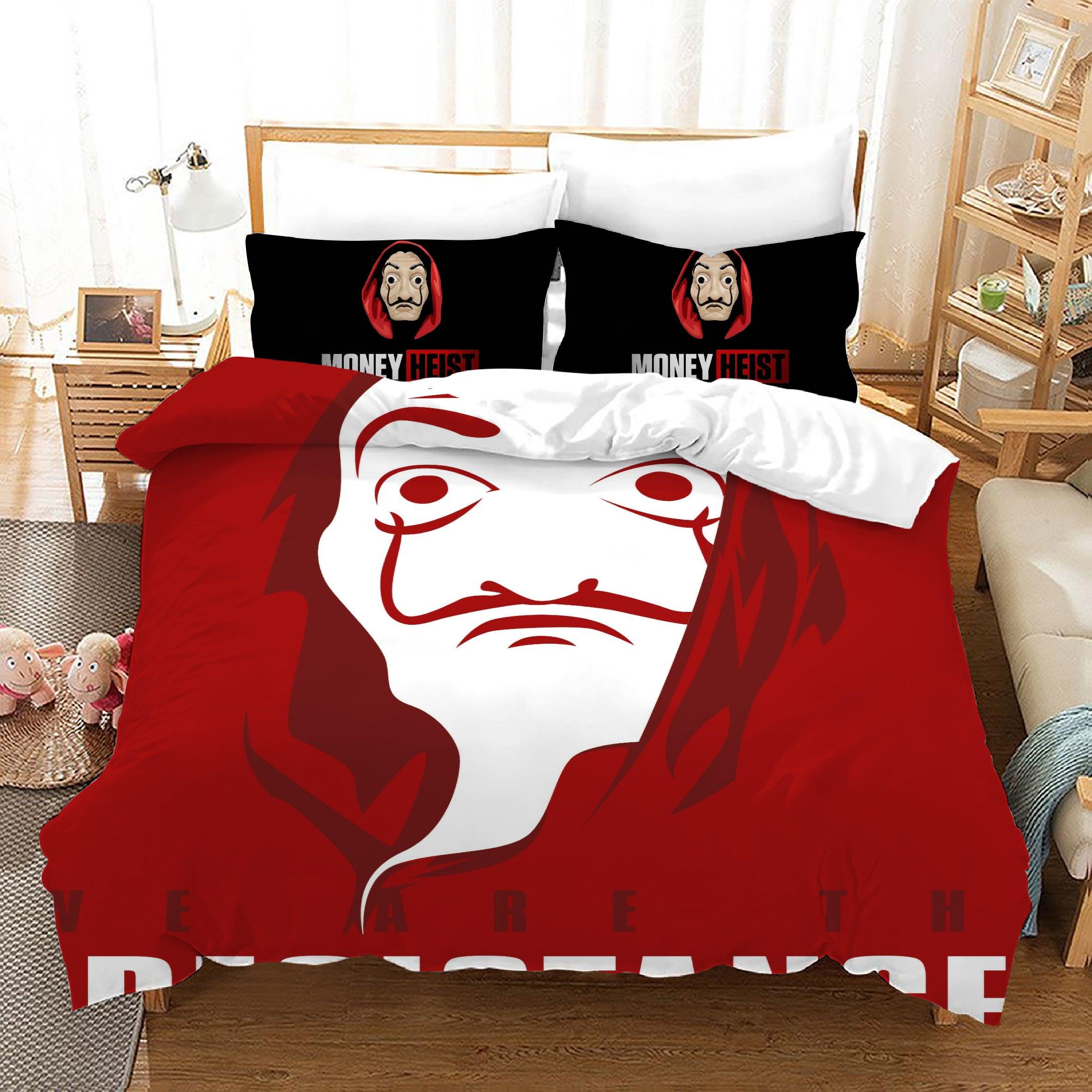 La casa de papel #27 Duvet Cover Quilt Cover Pillowcase Bedding Set Home Bedroom Decor