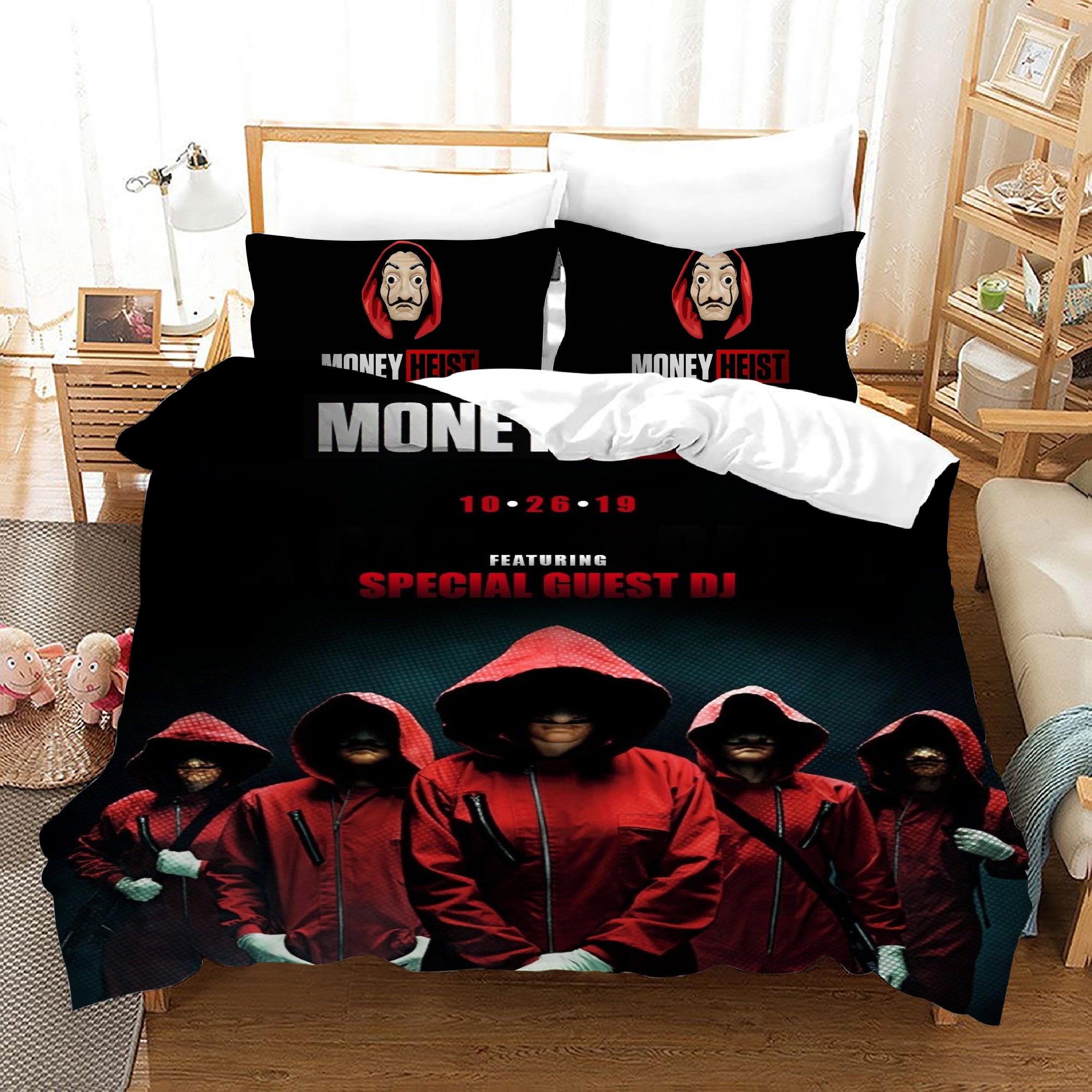 La casa de papel #24 Duvet Cover Quilt Cover Pillowcase Bedding Set Home Bedroom Decor