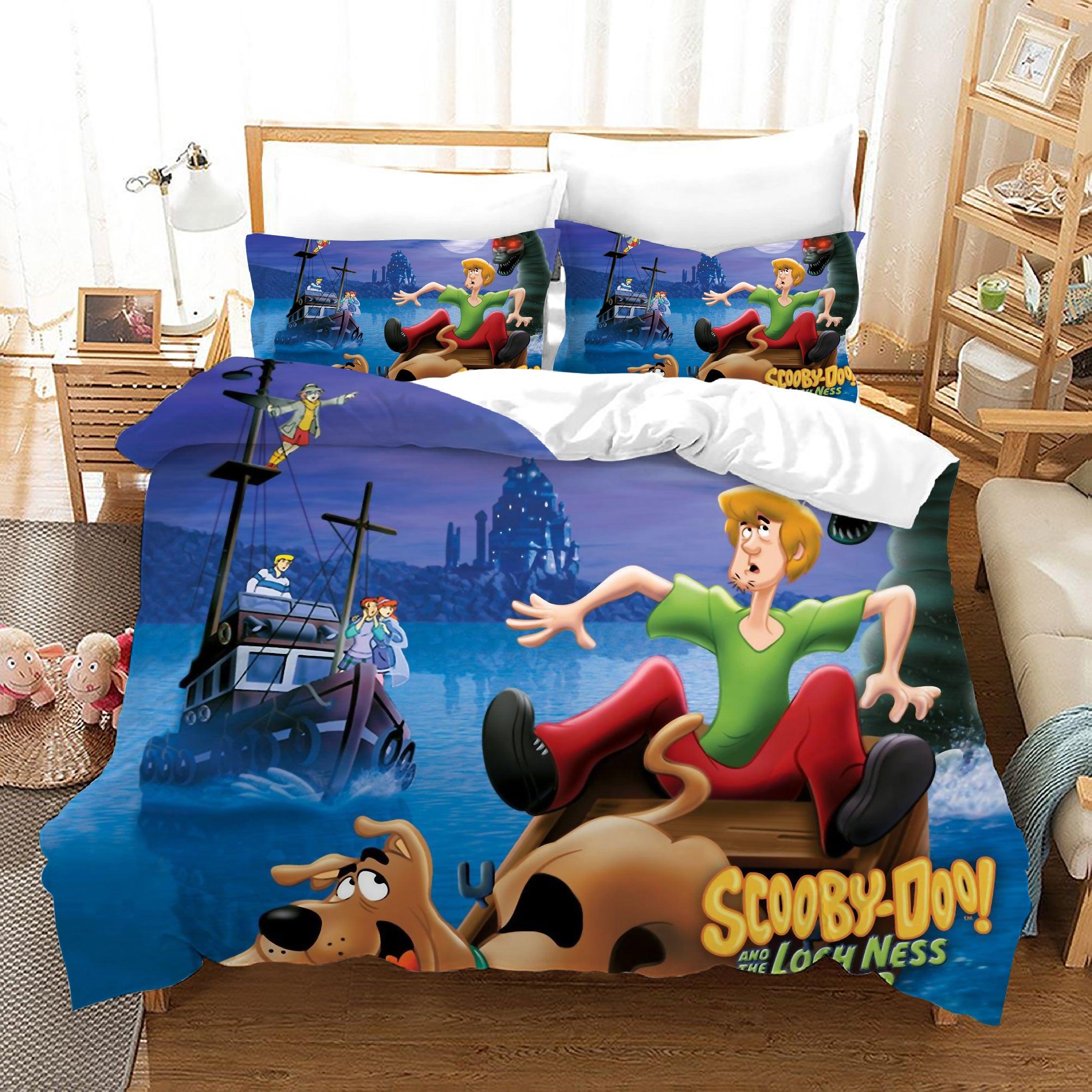 Scooby Doo #22 Duvet Cover Quilt Cover Pillowcase Bedding Set Home Bedroom Decor