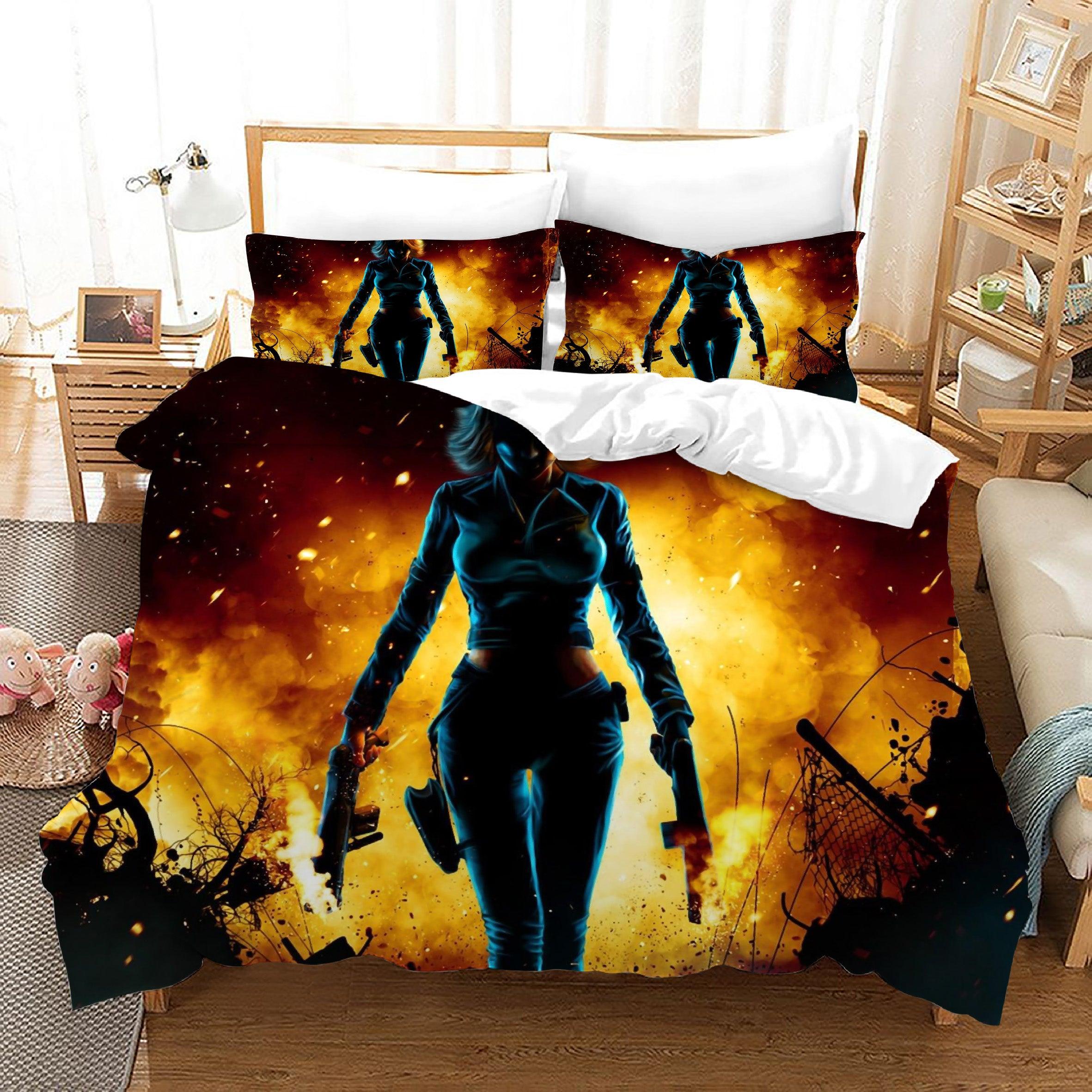 Free Fire #4 Duvet Cover Quilt Cover Pillowcase Bedding Set Home Bedroom Decor