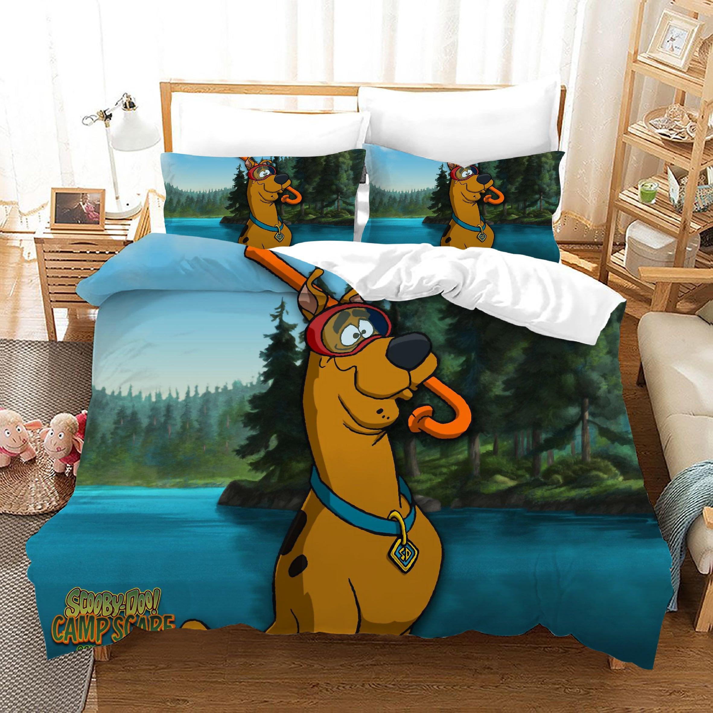 Scooby Doo #21 Duvet Cover Quilt Cover Pillowcase Bedding Set Home Bedroom Decor