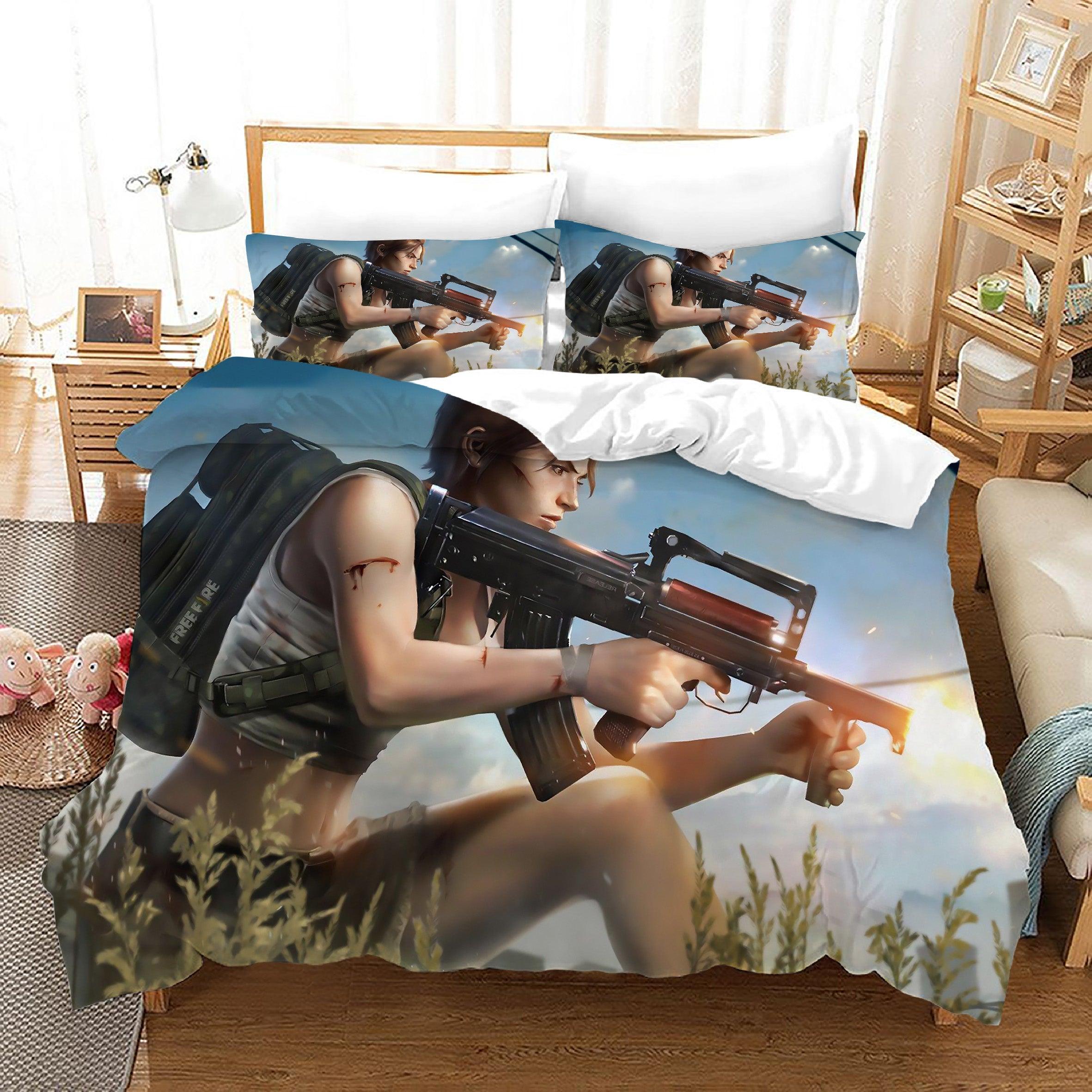 Free Fire #6 Duvet Cover Quilt Cover Pillowcase Bedding Set Home Bedroom Decor