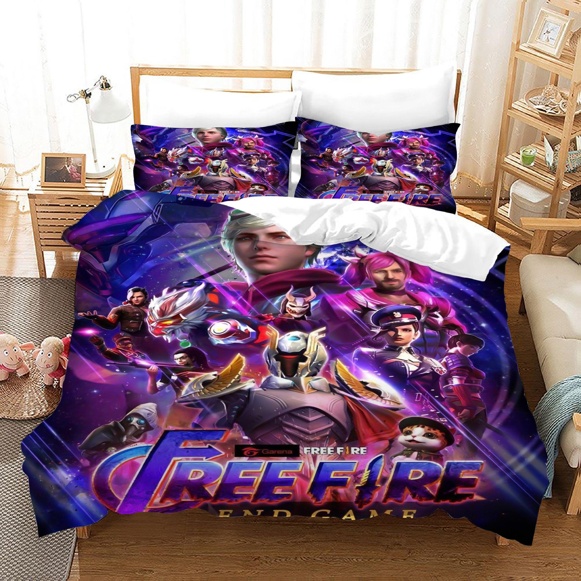 Free Fire #8 Duvet Cover Quilt Cover Pillowcase Bedding Set Home Bedroom Decor