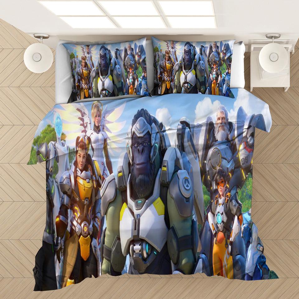 Game Overwatch #28 Duvet Cover Quilt Cover Pillowcase Bedding Set Home Decor