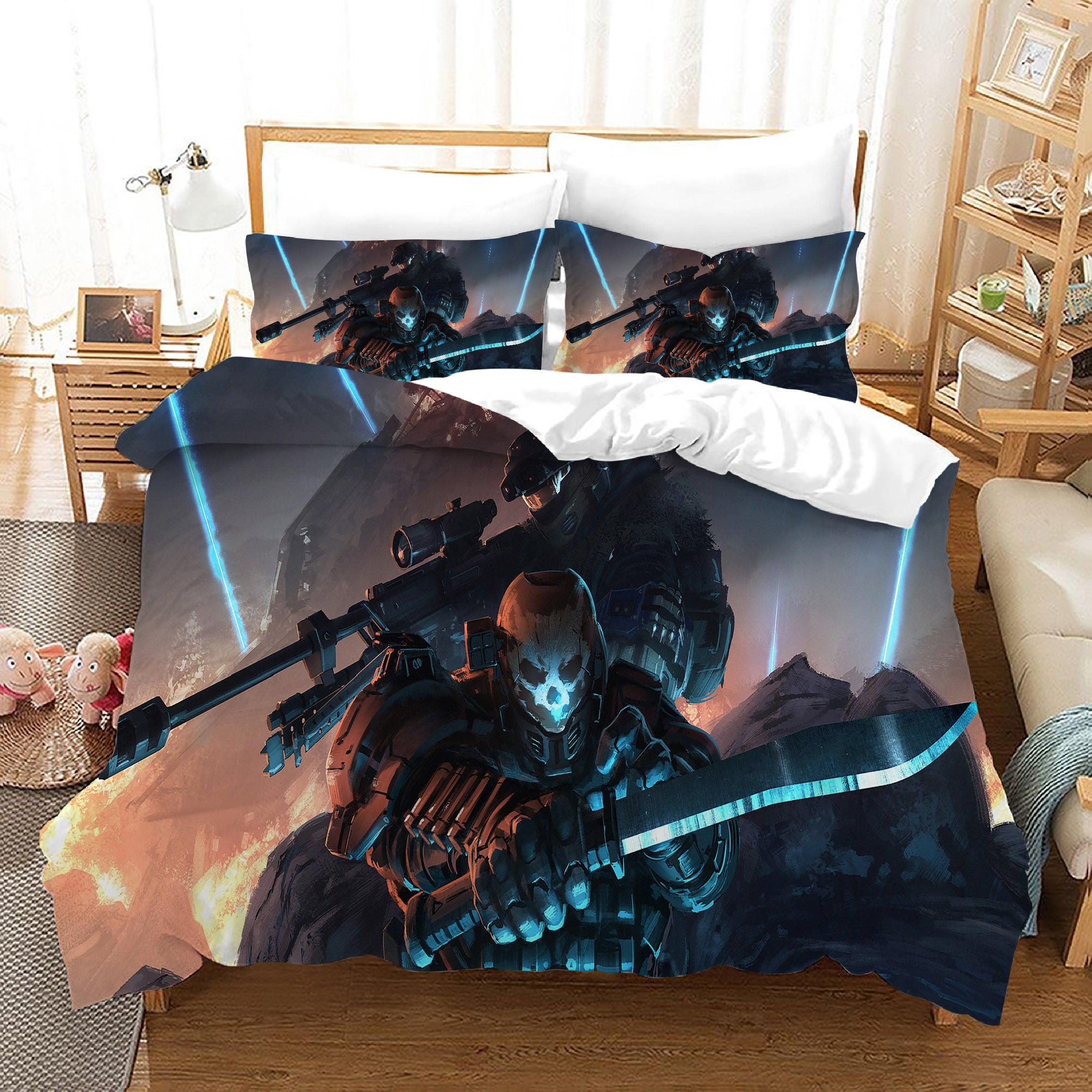 Halo 5 Guardians #7 Duvet Cover Quilt Cover Pillowcase Bedding Set Home Bedroom Decor