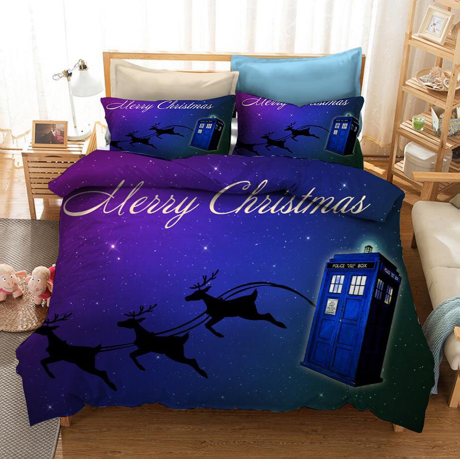Doctor Who #9 Duvet Cover Quilt Cover Pillowcase Bedding Set Home Bedroom Decor