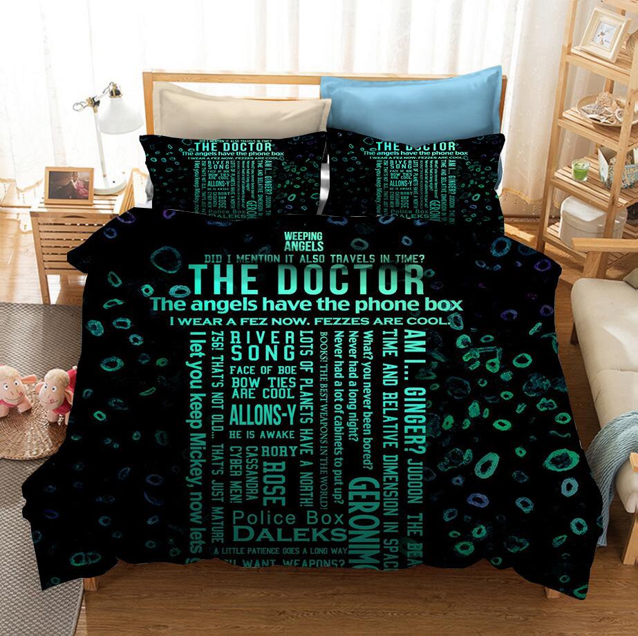 Doctor Who #8 Duvet Cover Quilt Cover Pillowcase Bedding Set Home Bedroom Decor