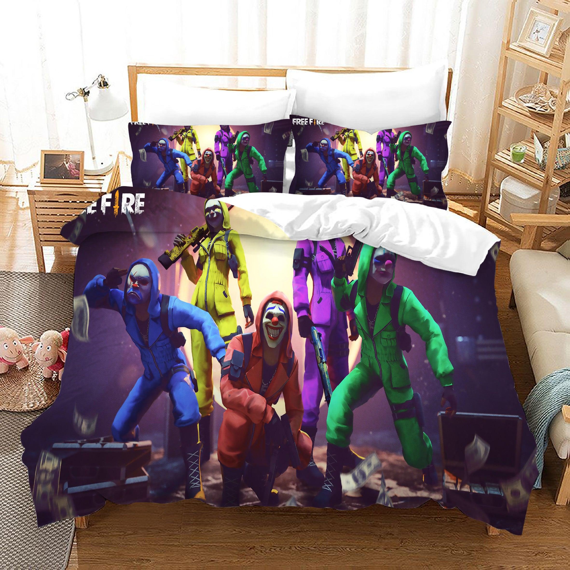 Free Fire #10 Duvet Cover Quilt Cover Pillowcase Bedding Set Home Bedroom Decor