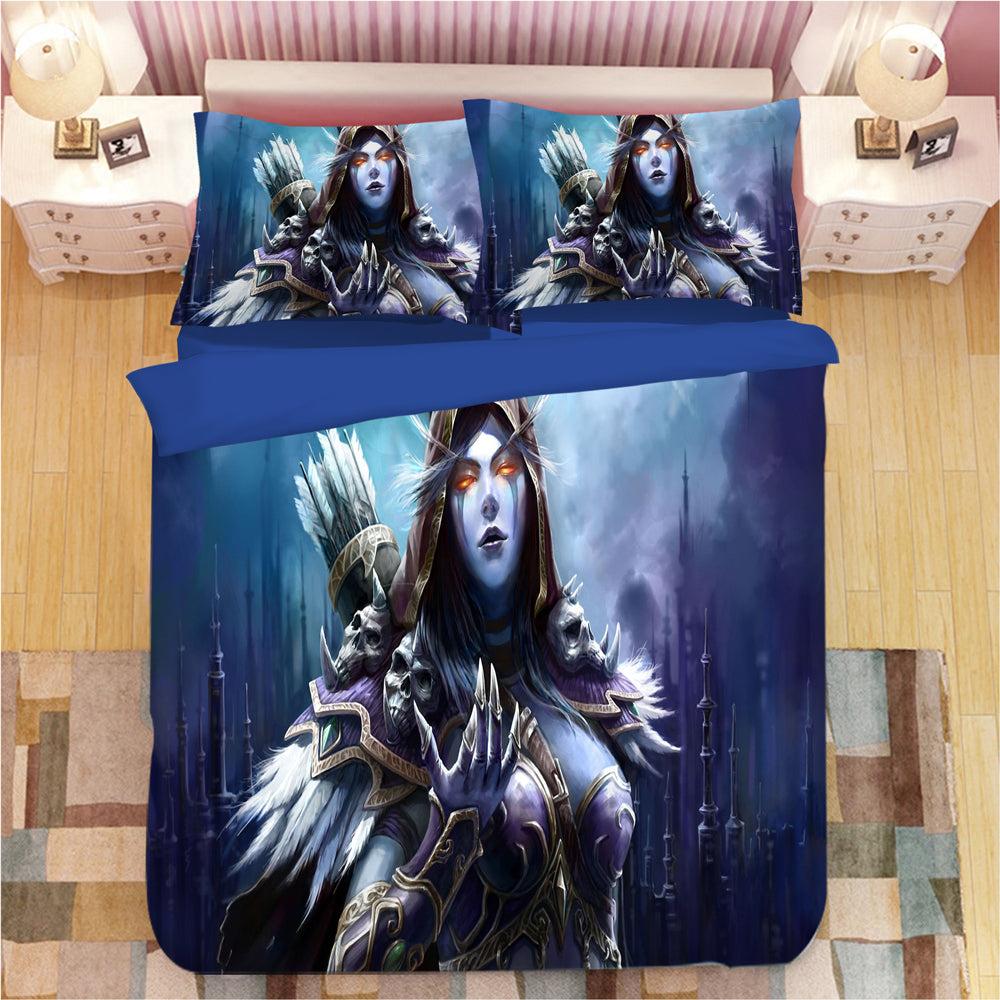 World of Warcraft WOW #2 Duvet Cover Quilt Cover Pillowcase Bedding Set Home Bedroom Decor