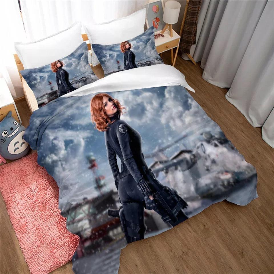 Black Widow Natasha Romanoff #4 Duvet Cover Quilt Cover Pillowcase Bedding Set Home Decor