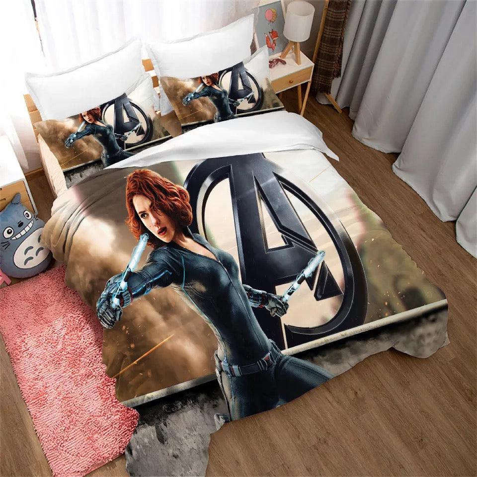 Black Widow Natasha Romanoff #2 Duvet Cover Quilt Cover Pillowcase Bedding Set Home Decor