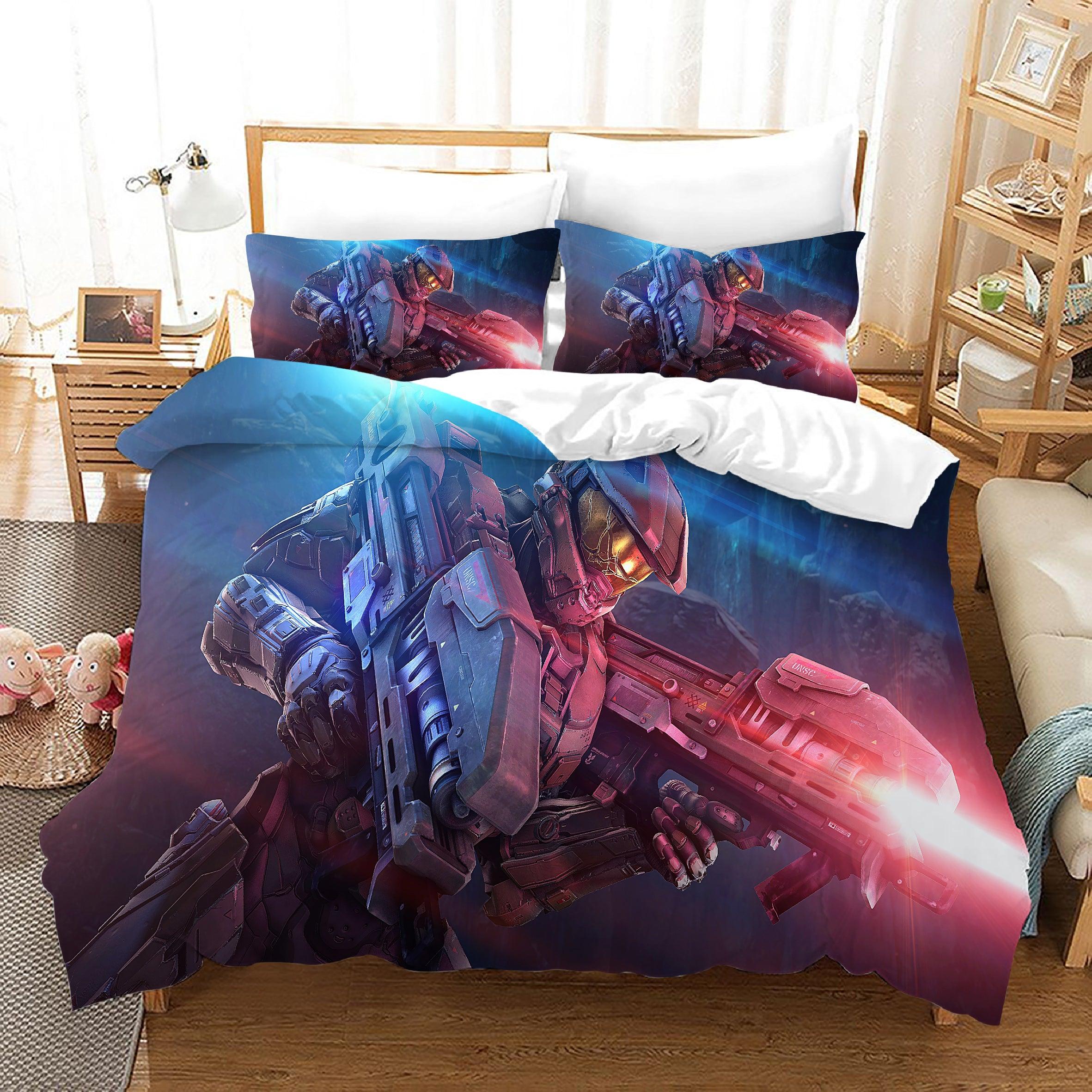 Halo 5 Guardians #24 Duvet Cover Quilt Cover Pillowcase Bedding Set Home Bedroom Decor