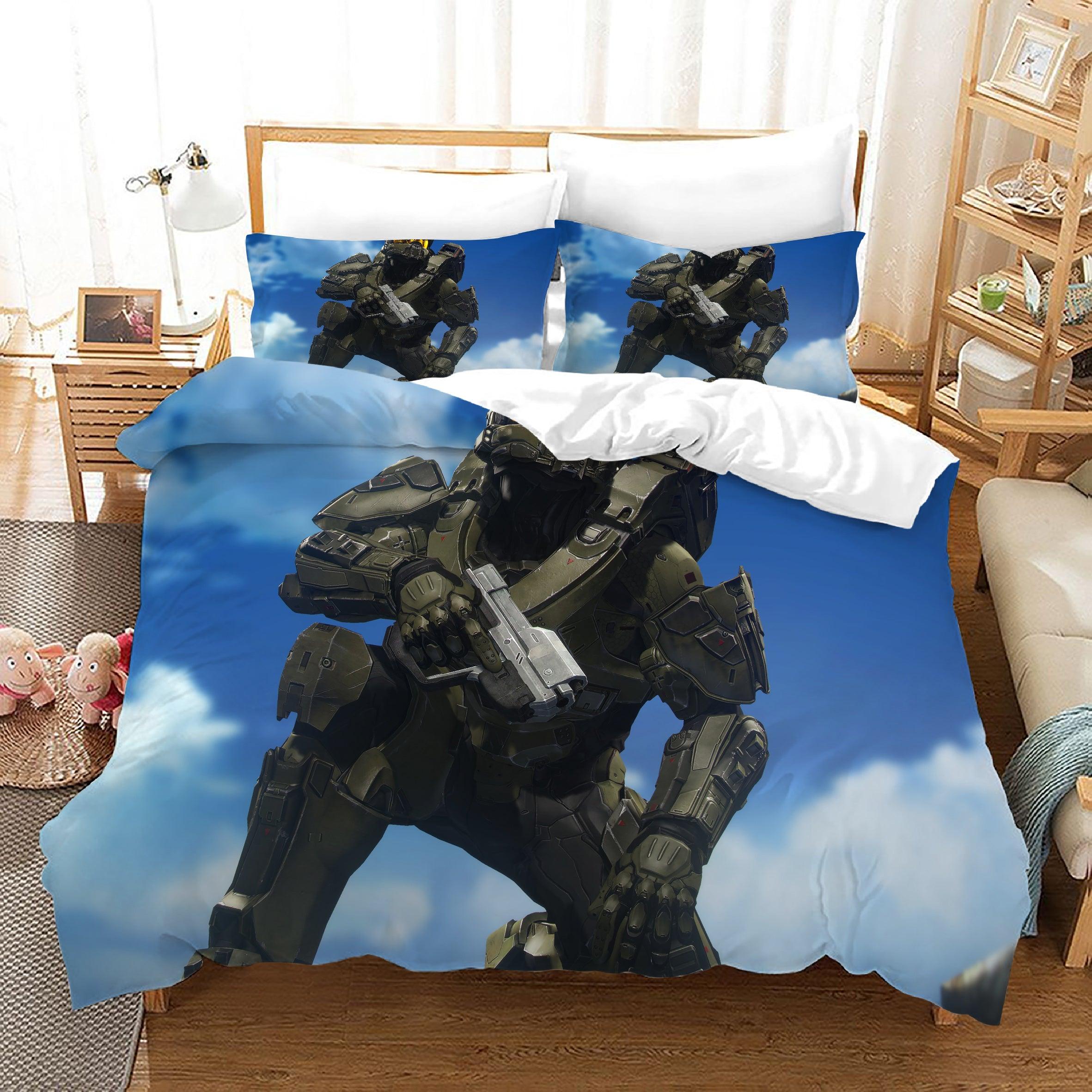Halo 5 Guardians #23 Duvet Cover Quilt Cover Pillowcase Bedding Set Home Bedroom Decor