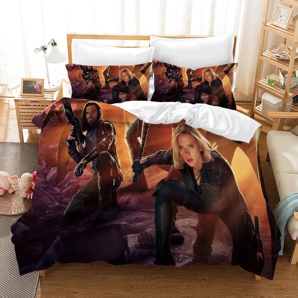 Black Widow Natasha Romanoff #11 Duvet Cover Quilt Cover Pillowcase Bedding Set Home Decor