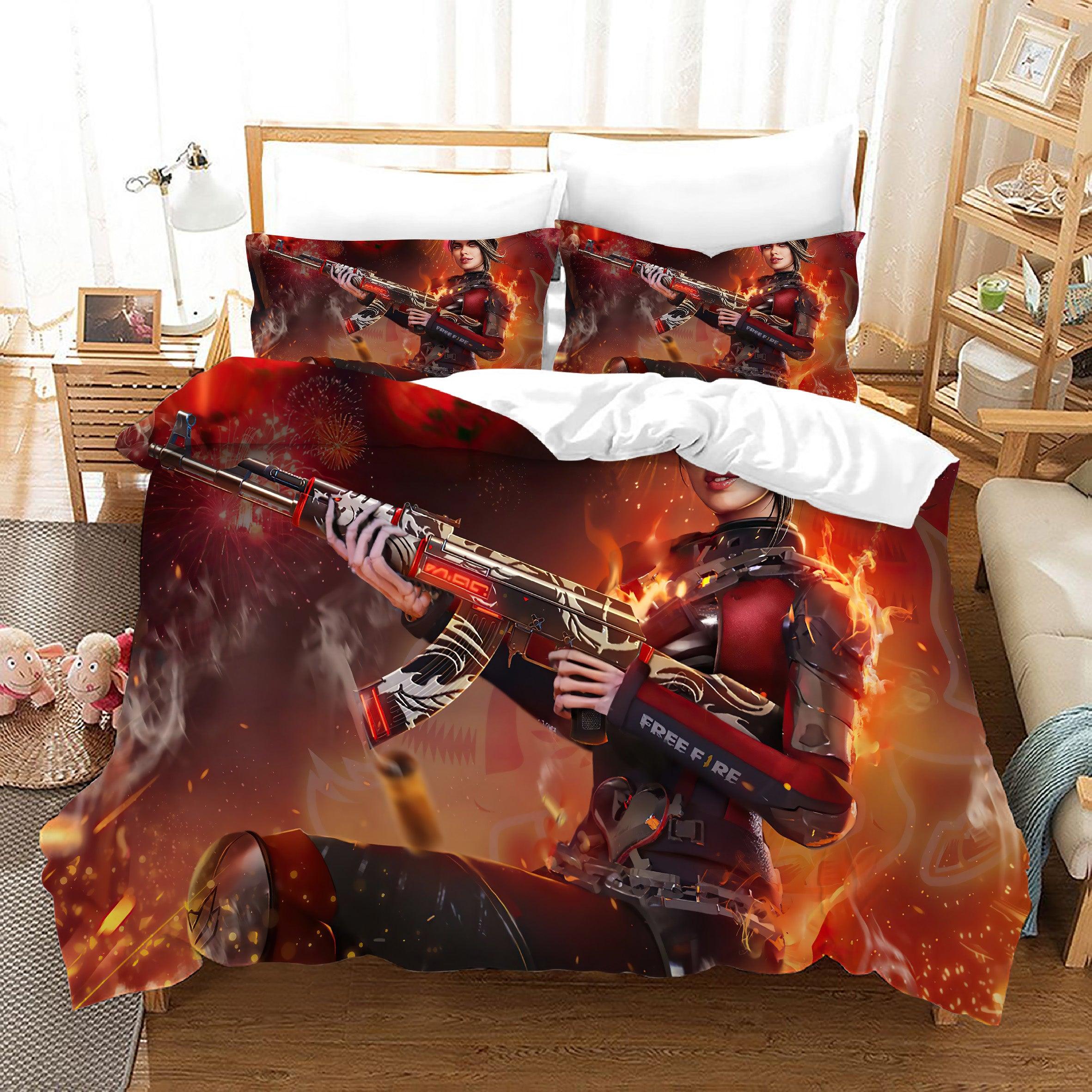 Free Fire #19 Duvet Cover Quilt Cover Pillowcase Bedding Set Home Bedroom Decor