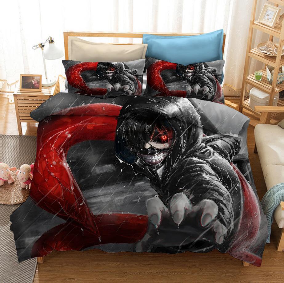 Tokyo Ghoul Kaneki Ken #10 Duvet Cover Quilt Cover Pillowcase Bedding Set