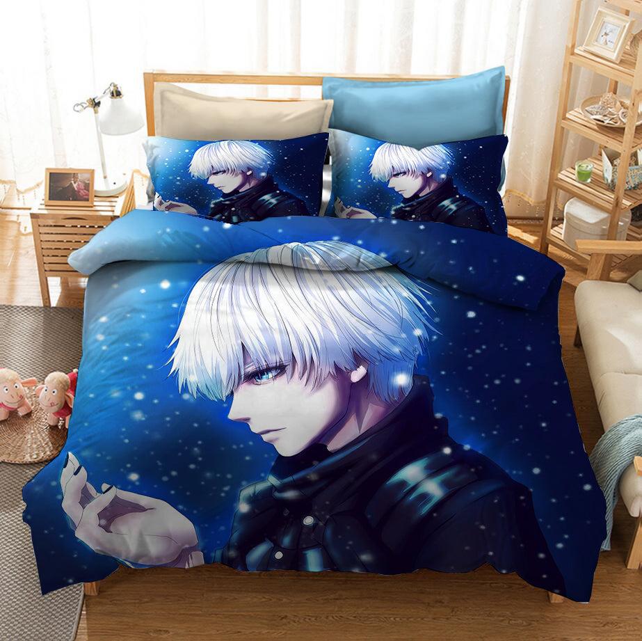 Tokyo Ghoul Kaneki Ken #19 Duvet Cover Quilt Cover Pillowcase Bedding Set