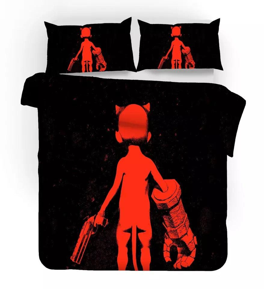 Hellboy #2 Duvet Cover Quilt Cover Pillowcase Bedding Set Home Bedroom Decor
