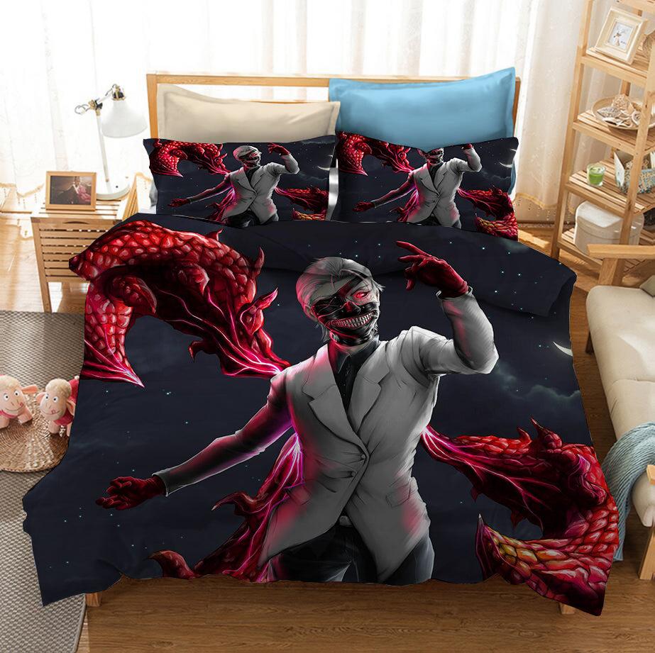Tokyo Ghoul Kaneki Ken #15 Duvet Cover Quilt Cover Pillowcase Bedding Set
