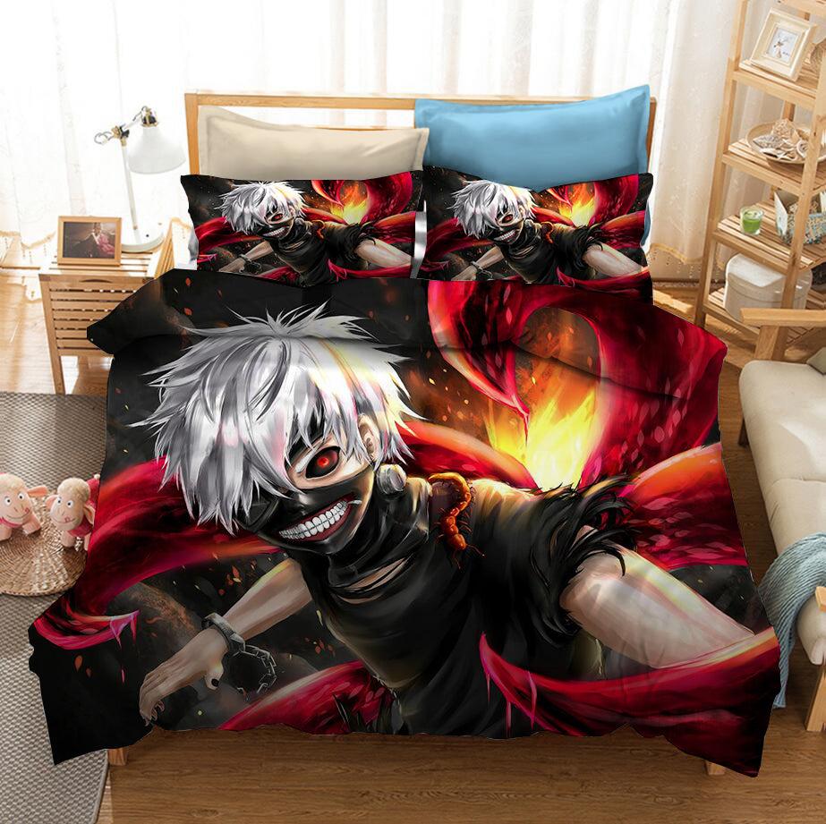 Tokyo Ghoul Kaneki Ken #11 Duvet Cover Quilt Cover Pillowcase Bedding Set