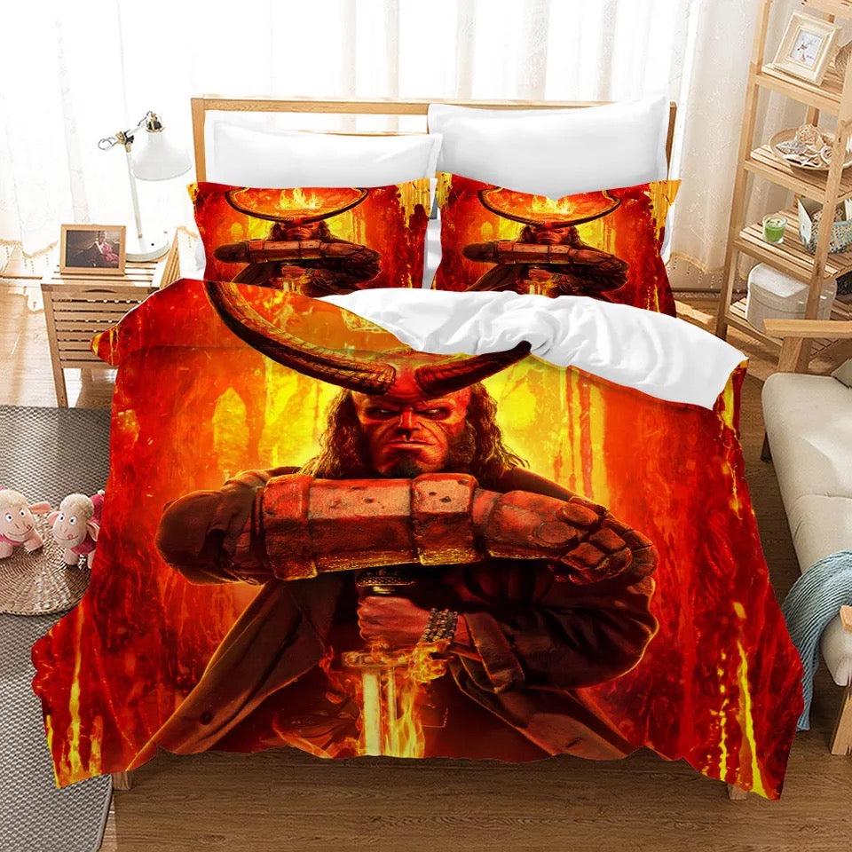 Hellboy #6 Duvet Cover Quilt Cover Pillowcase Bedding Set Home Bedroom Decor