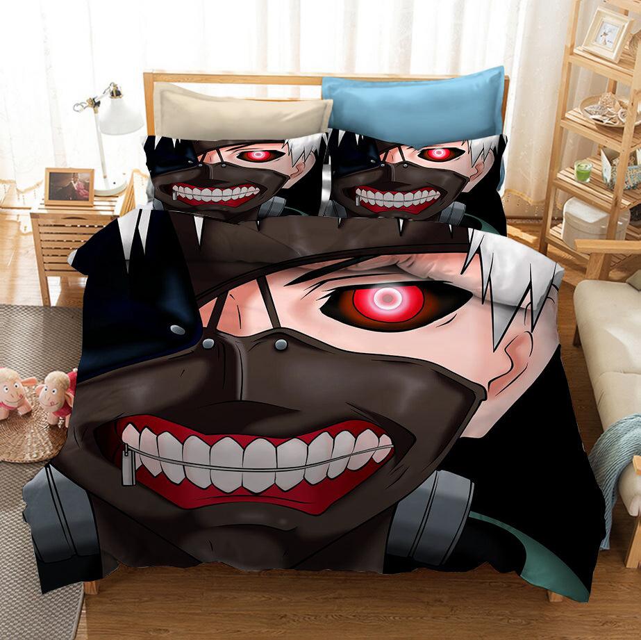 Tokyo Ghoul Kaneki Ken #13 Duvet Cover Quilt Cover Pillowcase Bedding Set