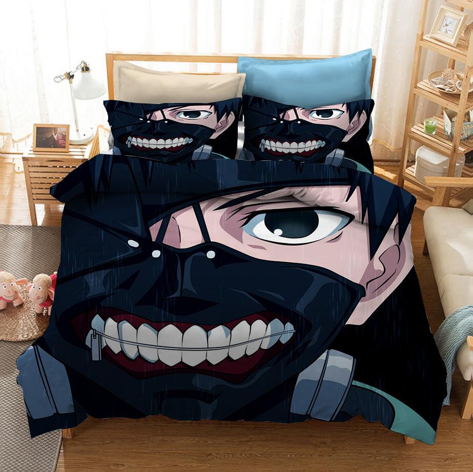 Tokyo Ghoul Kaneki Ken #14 Duvet Cover Quilt Cover Pillowcase Bedding Set