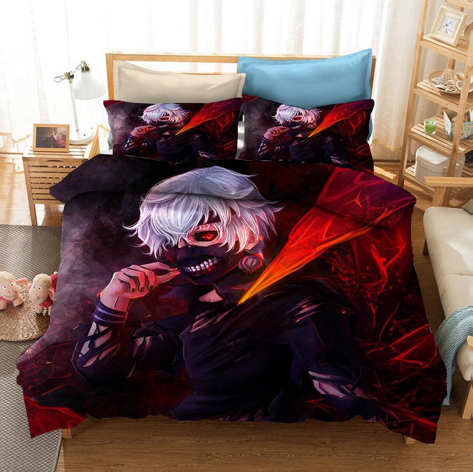 Tokyo Ghoul Kaneki Ken #16 Duvet Cover Quilt Cover Pillowcase Bedding Set