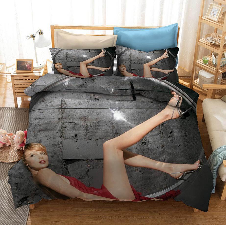 Charlize Theron #1 Duvet Cover Quilt Cover Pillowcase Bedding Set Home Decor
