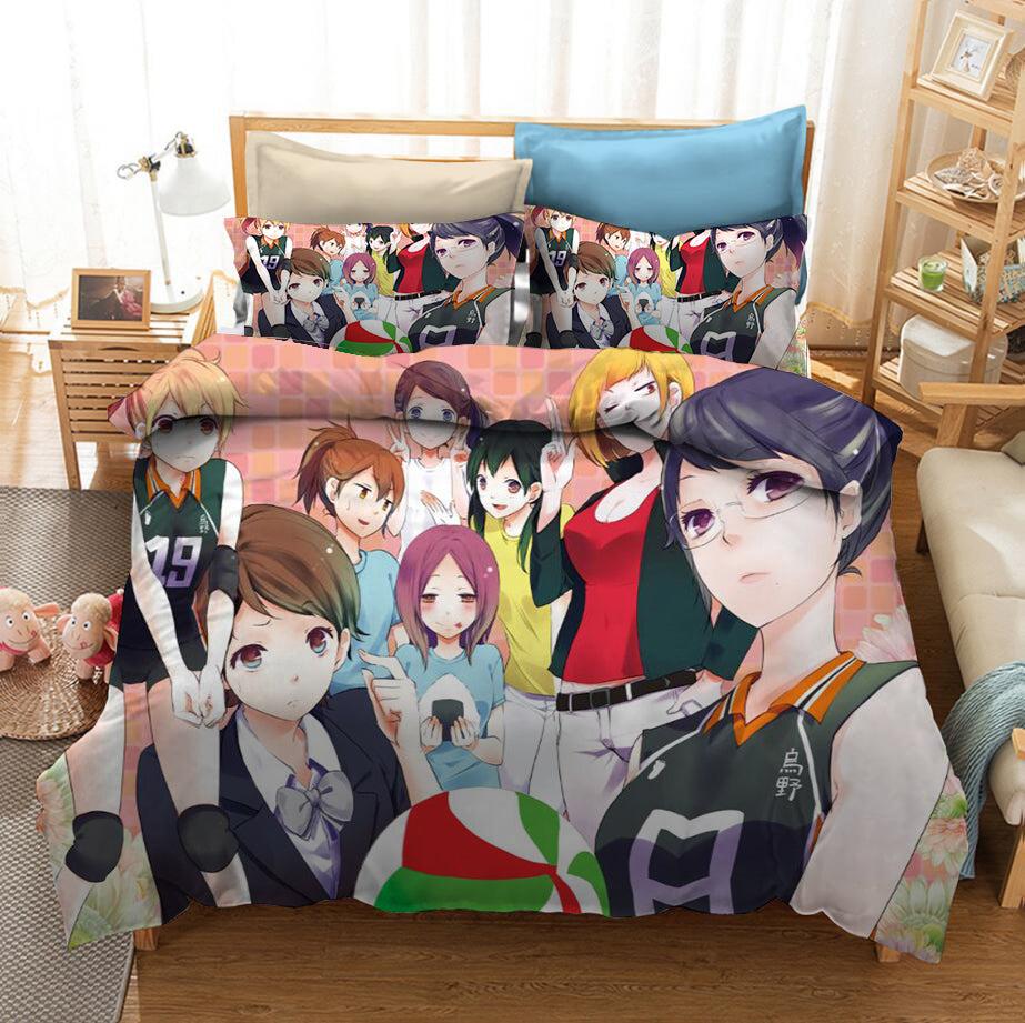 Haikyuu!! #5 Duvet Cover Quilt Cover Pillowcase Bedding Set Home Bedroom Decor