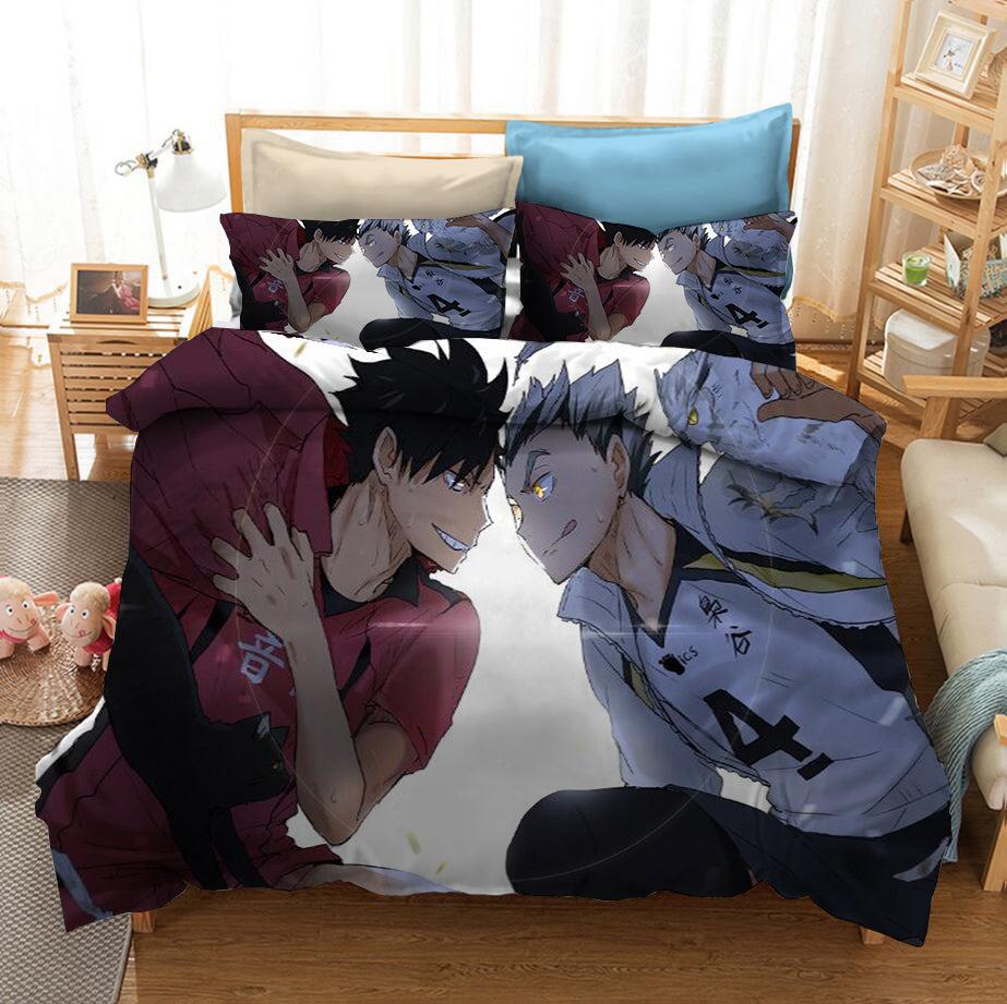 Haikyuu!! #3 Duvet Cover Quilt Cover Pillowcase Bedding Set Home Bedroom Decor