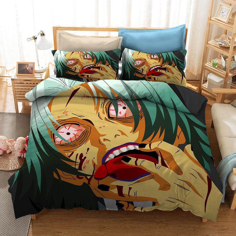 Tokyo Ghoul Kaneki Ken #20 Duvet Cover Quilt Cover Pillowcase Bedding Set