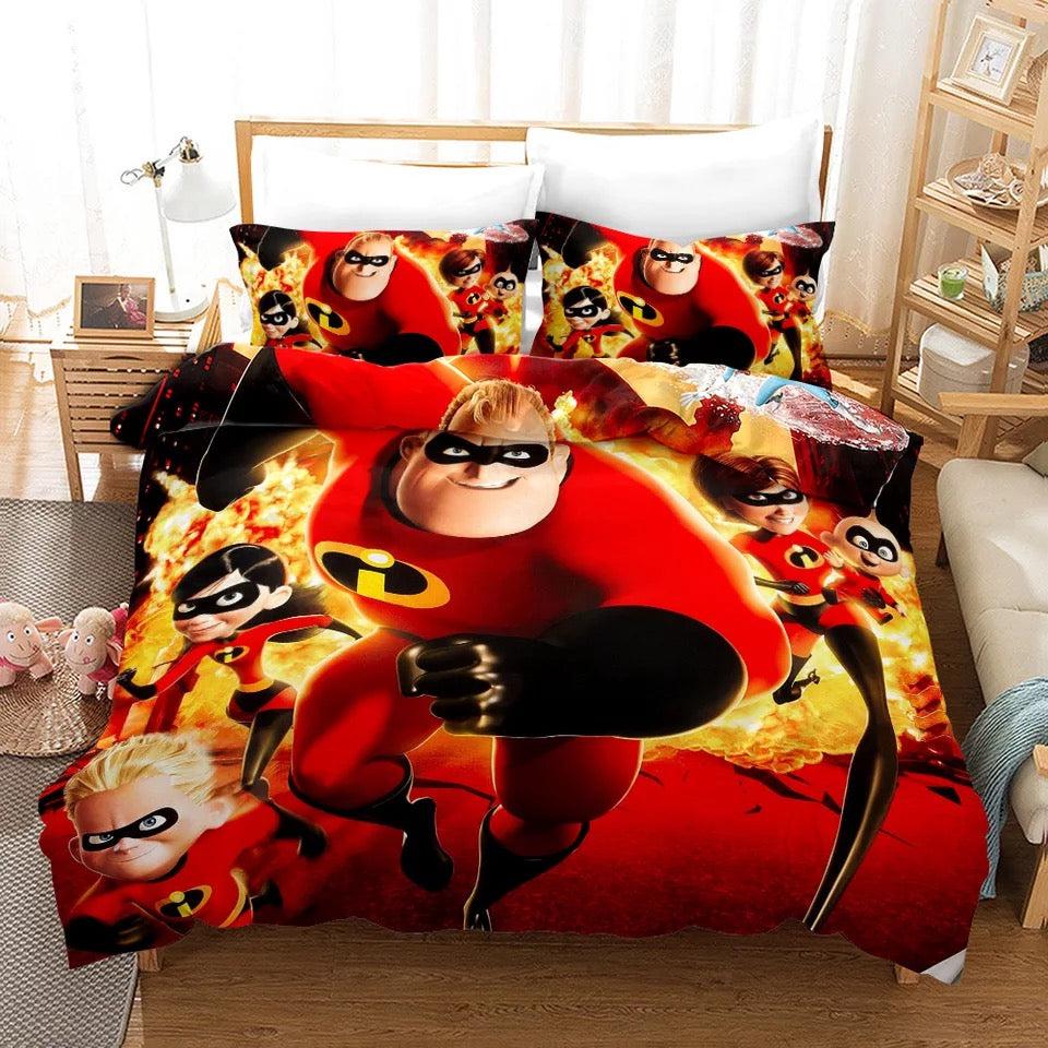 The Incredibles #1 Duvet Cover Quilt Cover Pillowcase Bedding Set Home Bedroom Decor
