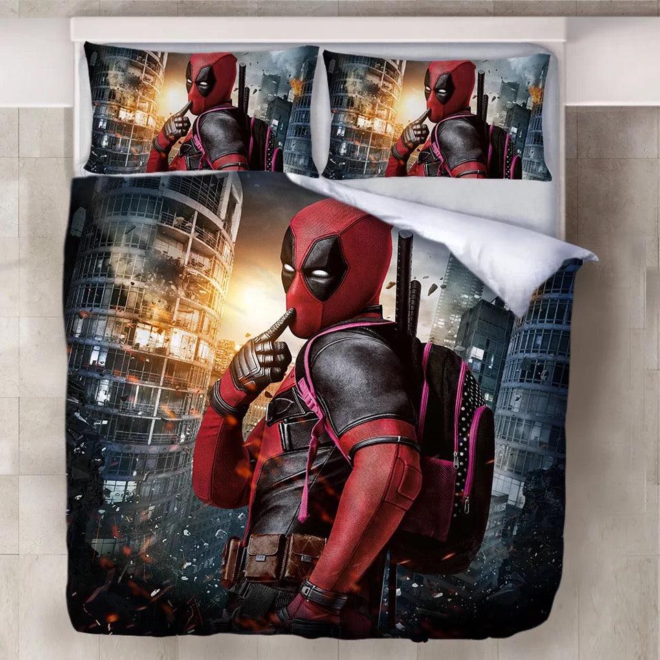 Deadpool X-Men #12 Duvet Cover Quilt Cover Pillowcase Bedding Set Home Decor