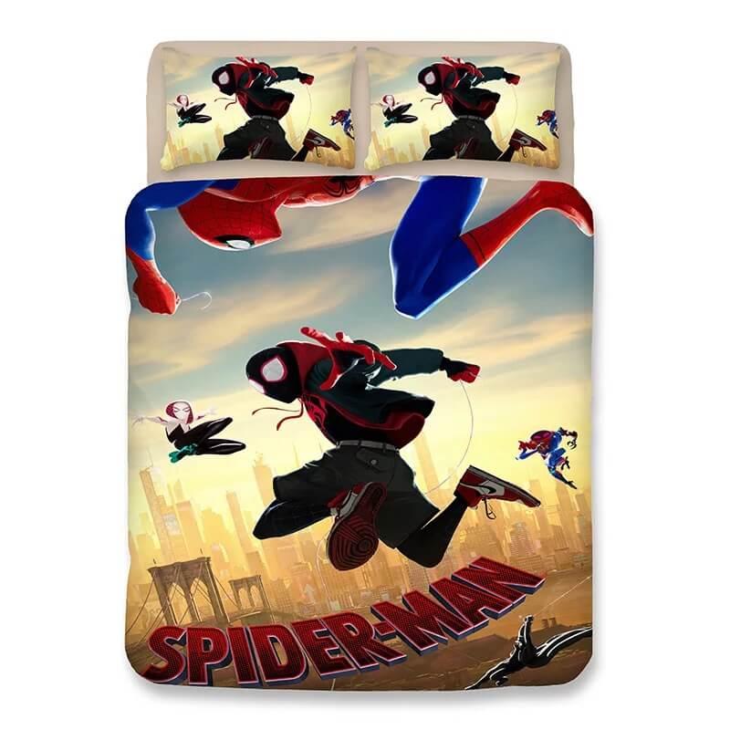 Spider-Man Into the Spider-Verse Miles Morales #10 Duvet Cover Quilt Cover Pillowcase Bedding Set