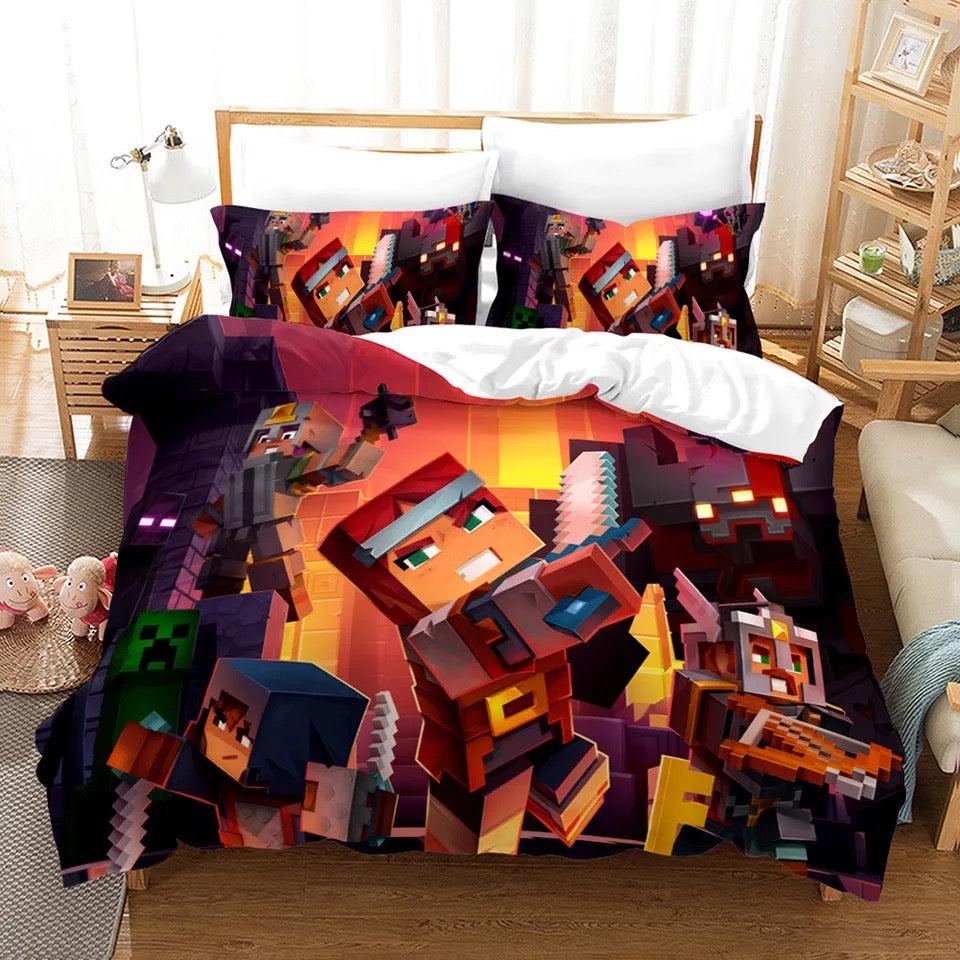 Minecraft #3 Duvet Cover Quilt Cover Pillowcase Bedding Set Home Bedroom Decor