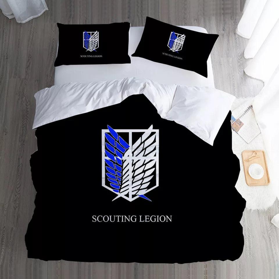 Attack on Titan #9 Duvet Cover Quilt Cover Pillowcase Bedding Set Home Bedroom Decor