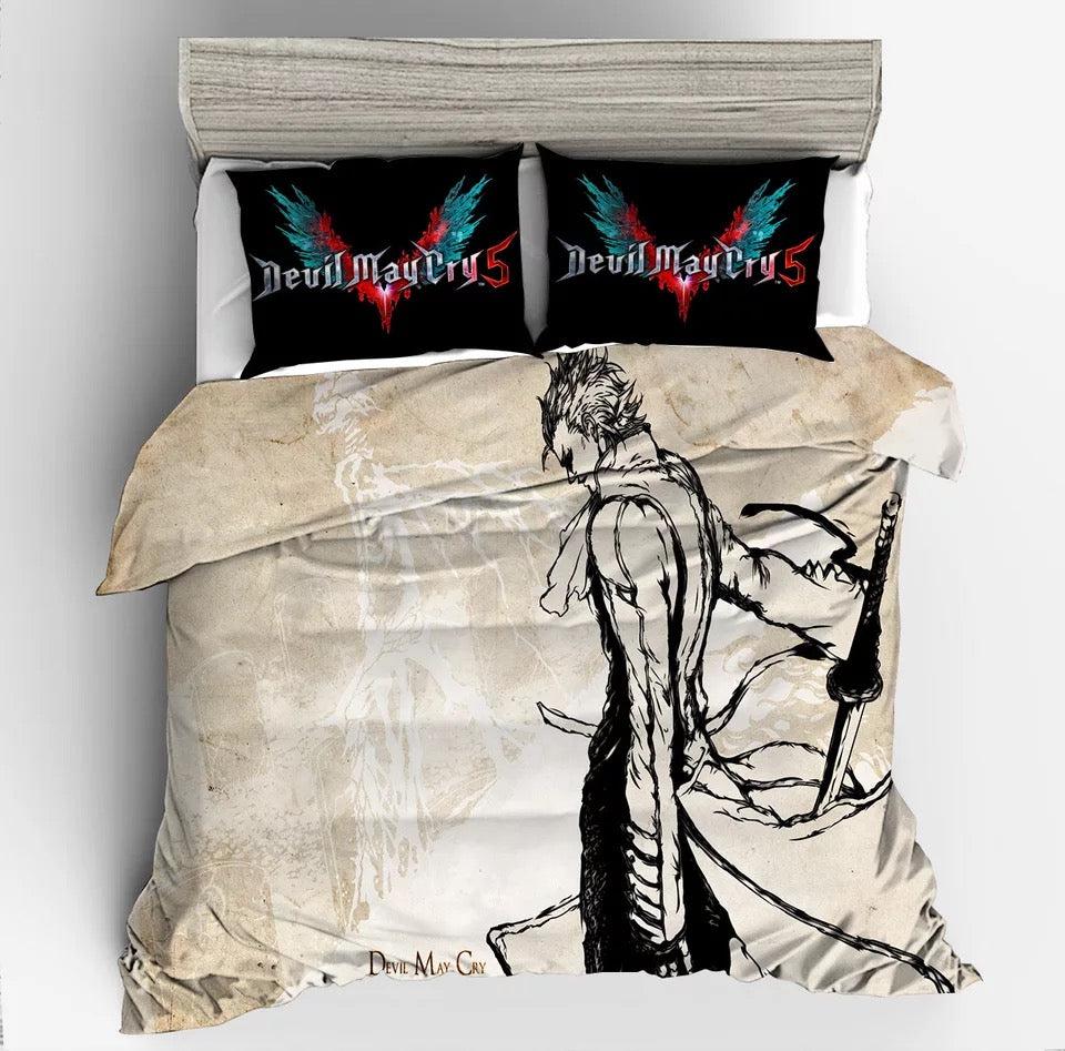 Devil May Cry 5 #1 Duvet Cover Quilt Cover Pillowcase Bedding Set Home Bedroom Decor
