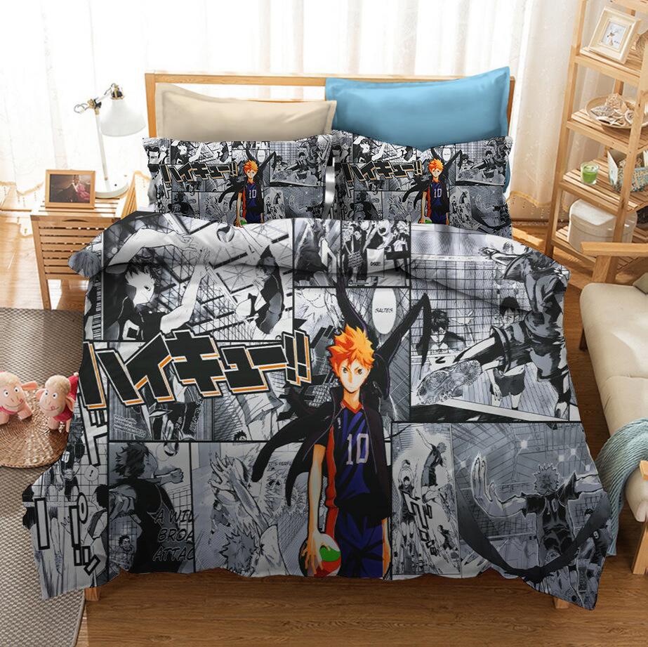 Haikyuu!! #2 Duvet Cover Quilt Cover Pillowcase Bedding Set Home Bedroom Decor