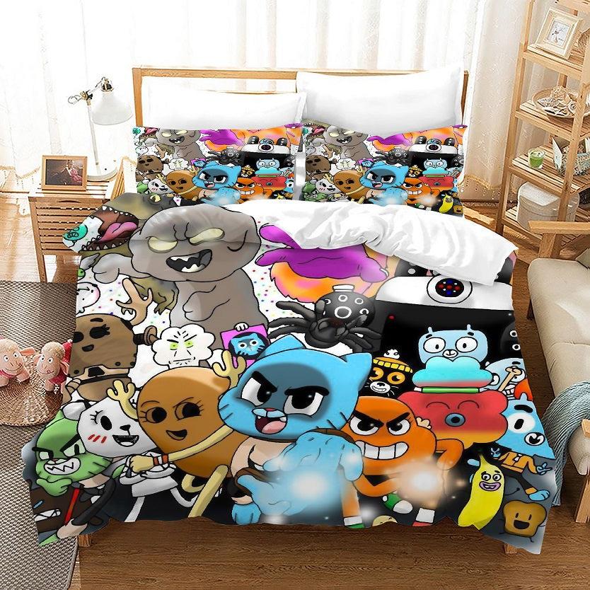 The Amazing World of Gumball #10 Duvet Cover Quilt Cover Pillowcase Bedding Set Home Bedroom Decor