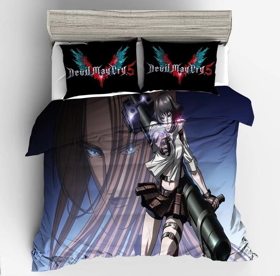 Devil May Cry 5 #2 Duvet Cover Quilt Cover Pillowcase Bedding Set Home Bedroom Decor