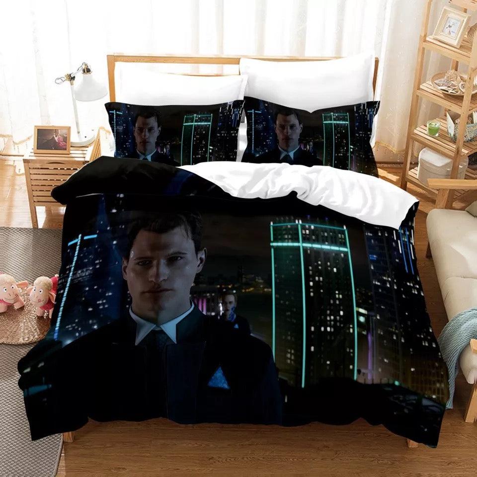 Detroit Become Human #9 Duvet Cover Quilt Cover Pillowcase Bedding Set Home Bedroom Decor