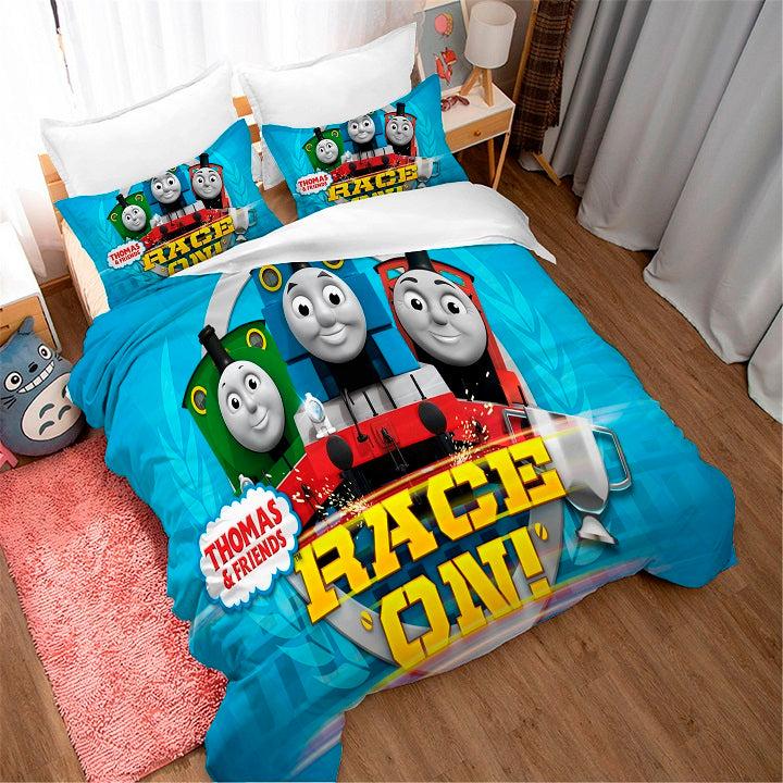 Thomas the Tank Engine & Friends #3 Duvet Cover Quilt Cover Pillowcase Bedding Set Home Decor