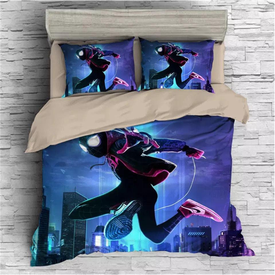 Spider-Man Into the Spider-Verse Miles Morales #13 Duvet Cover Quilt Cover Pillowcase Bedding Set