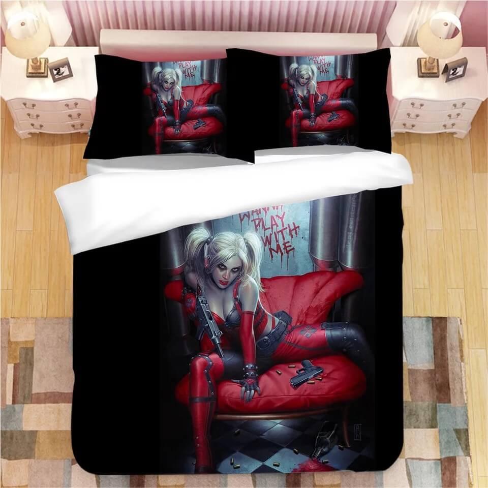 DC Harley Quinn#3 Duvet Cover Quilt Cover Pillowcase Bedding Set