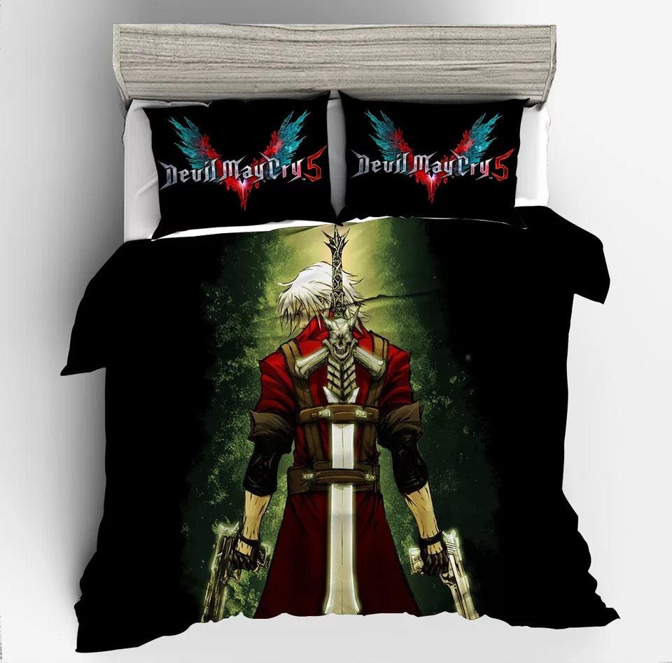 Devil May Cry 5 #5 Duvet Cover Quilt Cover Pillowcase Bedding Set Home Bedroom Decor