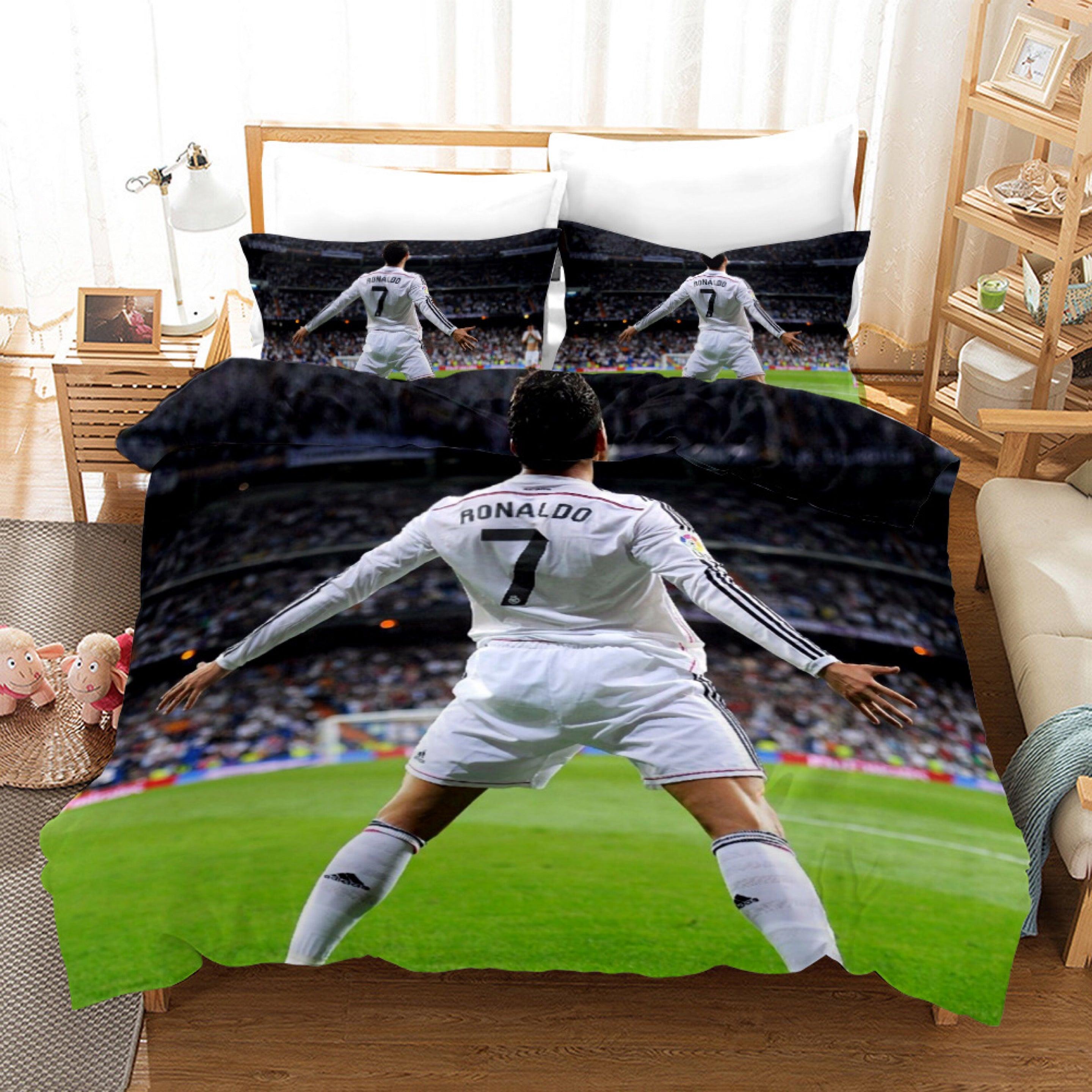 CR7 Ronaldo #4 Duvet Cover Quilt Cover Pillowcase Bedding Set